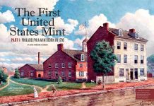 drawing of the first US Mint