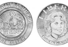 Christa McAuliffe Dollar