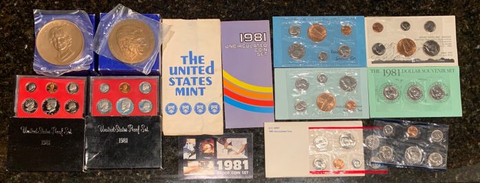 1981 Birth Year Coin Set