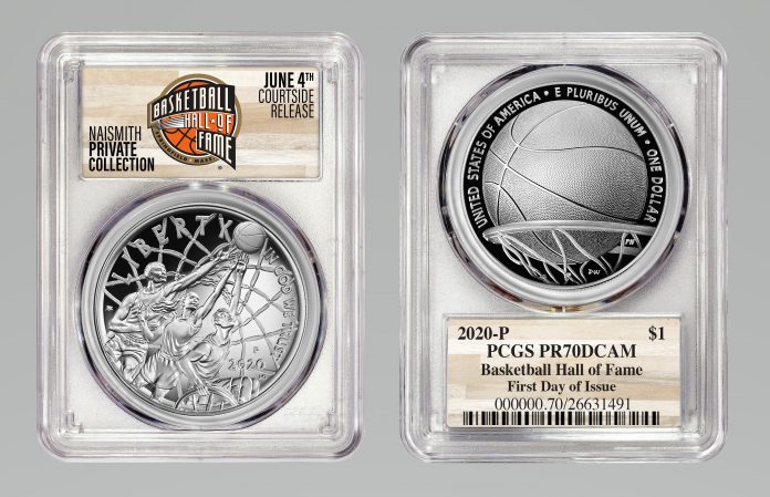 PCGS Basketball Hall of Fame Coins