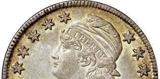 1834 Capped Bust Half Dollar