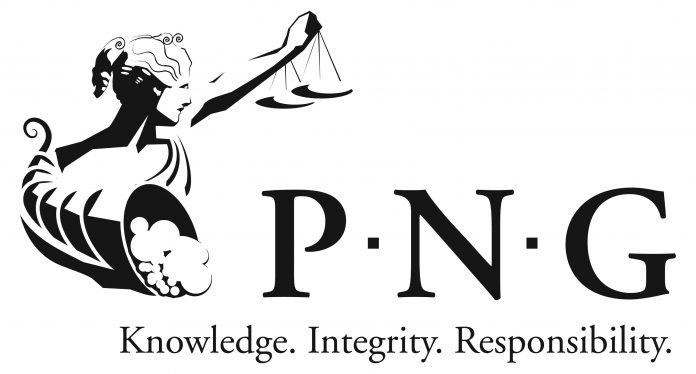 Professional Numismatists Guild logo