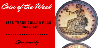 1885 Trade Dollar PCGS PR63+CAM.