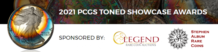 PCGS Toned Coins Showcase Banner