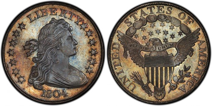 1804 Draped Bust Dollar.